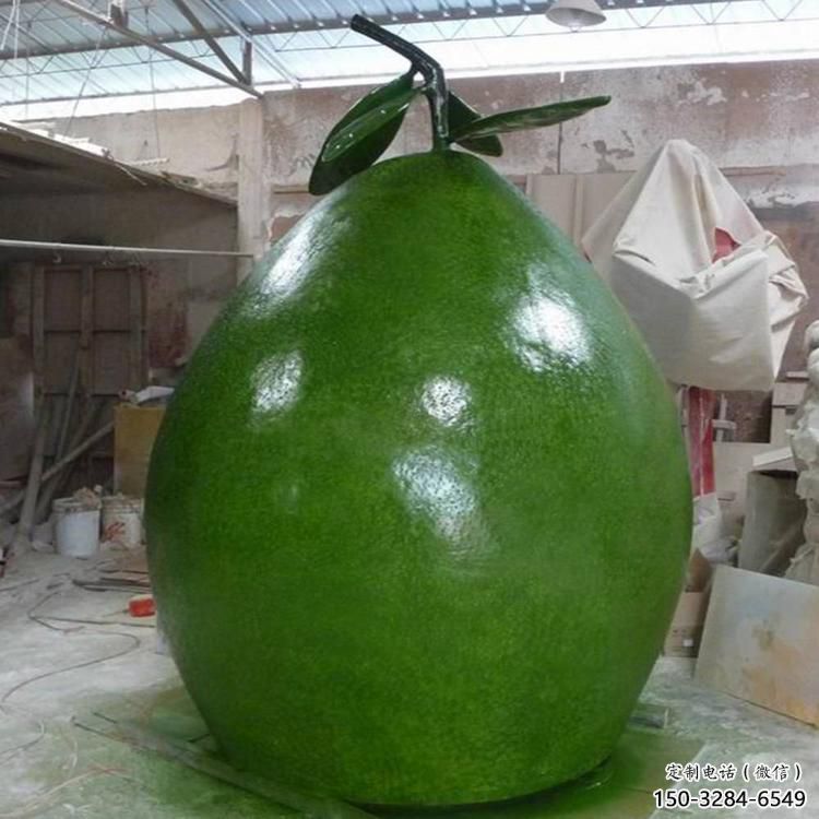 景觀場柚子雕塑 仿真果蔬雕塑 彩繪水果雕塑 景觀場柚子雕塑 仿真果蔬雕塑 彩繪水果雕塑