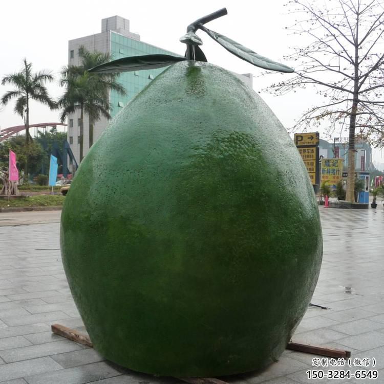 室內柚子雕塑 仿真景觀水果雕塑 大型果蔬雕塑 室內柚子雕塑 仿真景觀水果雕塑 大型果蔬雕塑