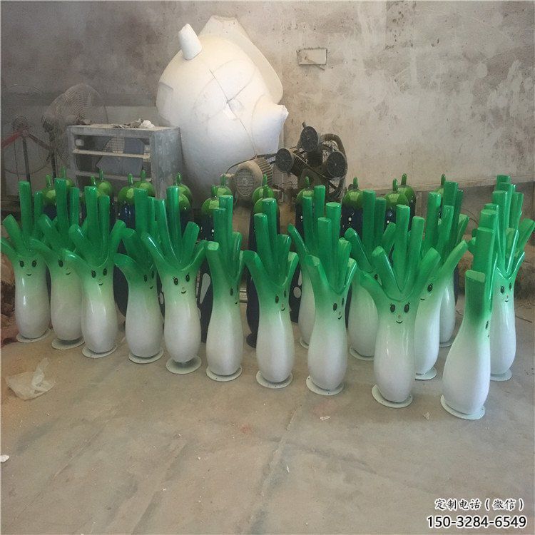 彩繪蘿卜雕塑 懸空餐飲店擺件 街頭雕塑