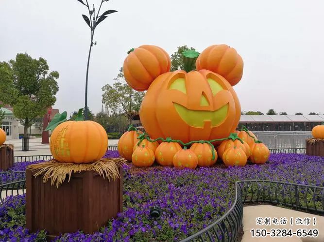 商業街南瓜雕塑 售樓處雕塑 果蔬擺件 商業街南瓜雕塑 售樓處雕塑 果蔬擺件