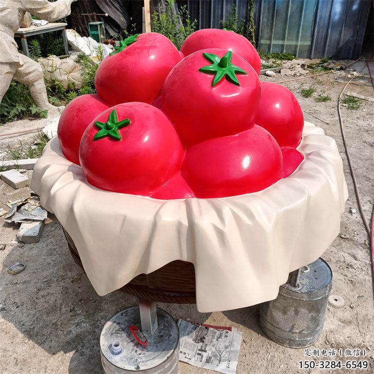 大型西紅柿雕塑 歐式步行街水果雕塑 彩繪果蔬雕塑 大型西紅柿雕塑 歐式步行街水果雕塑 彩繪果蔬雕塑
