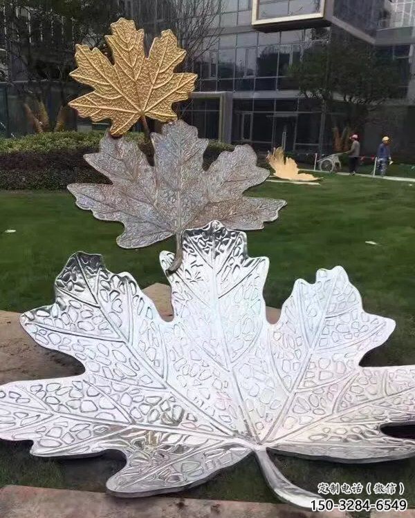 戶外樹(shù)葉雕塑 噴漆花卉雕塑 燈光植物雕塑 戶外樹(shù)葉雕塑 噴漆花卉雕塑 燈光植物雕塑