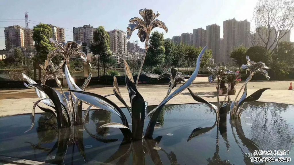 街道百合花雕塑 現(xiàn)代景觀植物雕塑 彩繪花卉雕塑 街道百合花雕塑 現(xiàn)代景觀植物雕塑 彩繪花卉雕塑