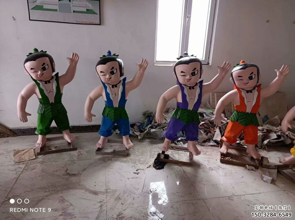 葫蘆娃雕塑生產(chǎn) 門口創(chuàng)意雕塑 售樓處小品 葫蘆娃雕塑生產(chǎn) 門口創(chuàng)意雕塑 售樓處小品