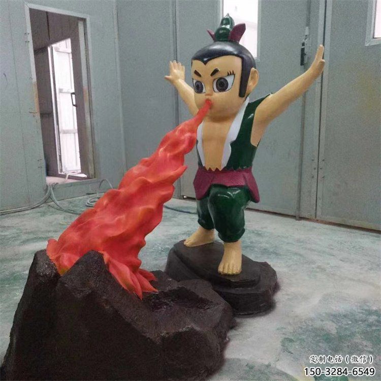 幾何葫蘆娃雕塑廠 庭院卡通雕塑 彩繪擺件 幾何葫蘆娃雕塑廠 庭院卡通雕塑 彩繪擺件