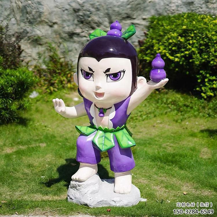 庭院葫蘆娃雕塑廠 公園草地卡通雕塑 鍛造動漫雕塑 庭院葫蘆娃雕塑廠 公園草地卡通雕塑 鍛造動漫雕塑