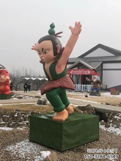 園林葫蘆娃雕塑廠 城市廣場雕塑 步行街擺件 園林葫蘆娃雕塑廠 城市廣場雕塑 步行街擺件