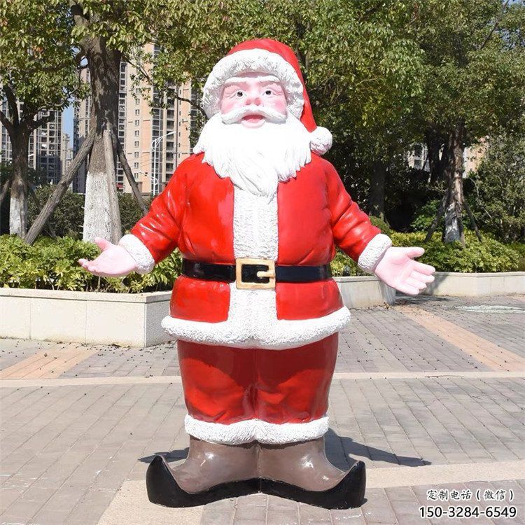 抽象圣誕老人雕塑廠 店門口彩繪雕塑 步行街?jǐn)[件 抽象圣誕老人雕塑廠 店門口彩繪雕塑 步行街?jǐn)[件