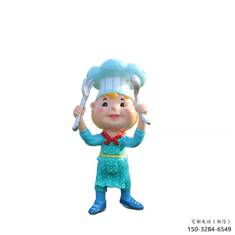 鏡面廚師雕塑 烤漆大型卡通雕塑 博物館動漫雕塑 鏡面廚師雕塑 烤漆大型卡通雕塑 博物館動漫雕塑