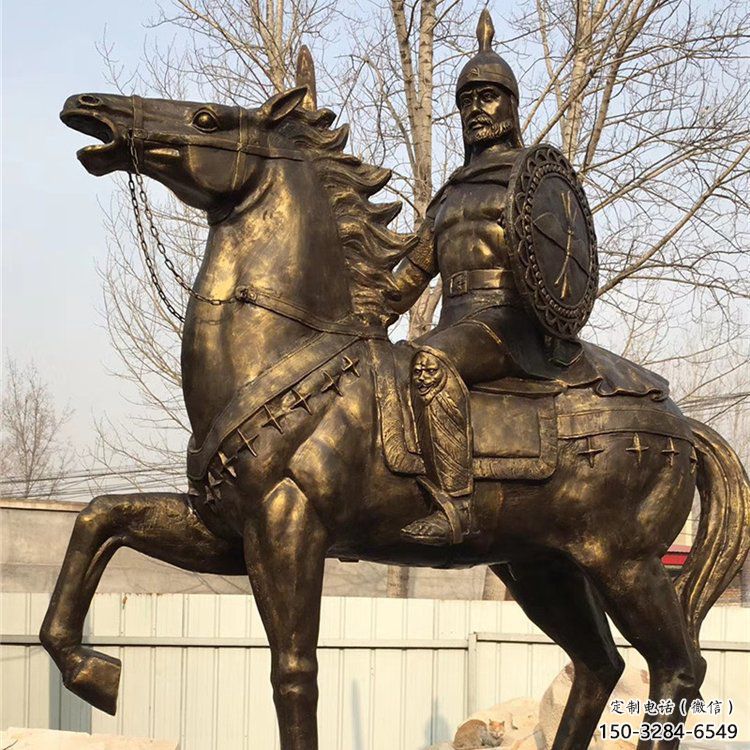 大型武士雕塑 歐式步行街人物雕塑 彩繪古代雕塑 大型武士雕塑 歐式步行街人物雕塑 彩繪古代雕塑
