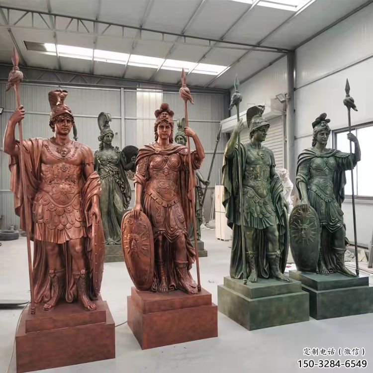 庭院武士雕塑 城市古銅色雕塑 音樂小品 庭院武士雕塑 城市古銅色雕塑 音樂小品