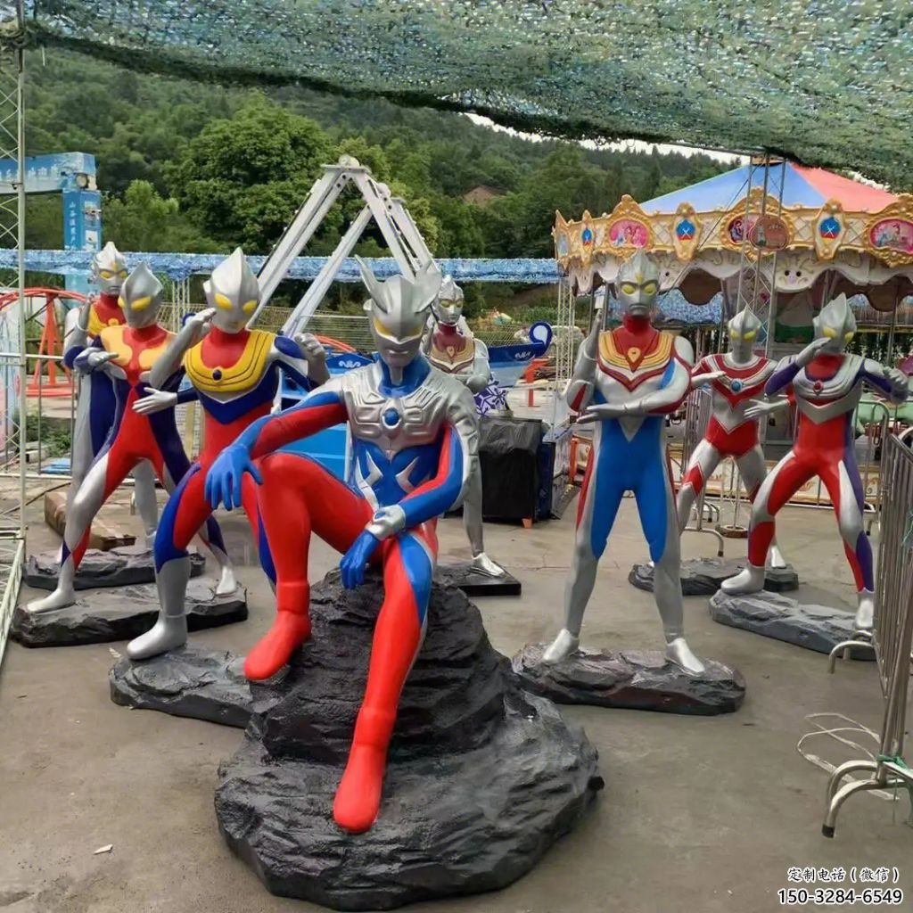 彩繪奧特曼雕塑 大型城市雕塑 商業(yè)街擺件 彩繪奧特曼雕塑 大型城市雕塑 商業(yè)街擺件
