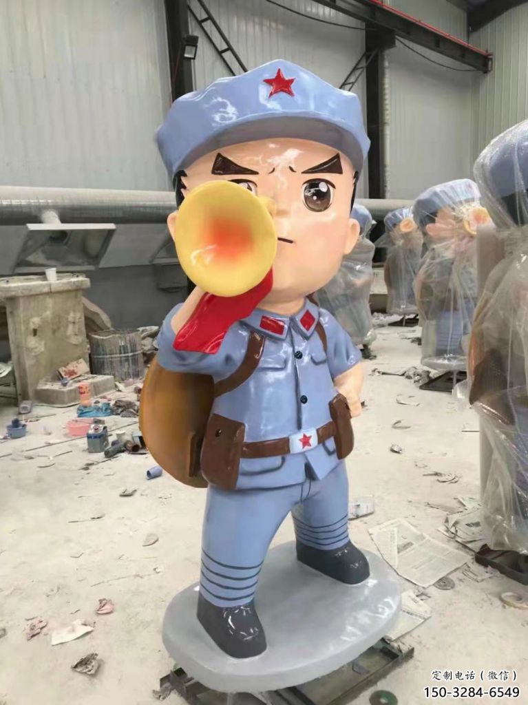 青銅武警雕塑 景觀校園警察雕塑 商業(yè)街戰(zhàn)士雕塑