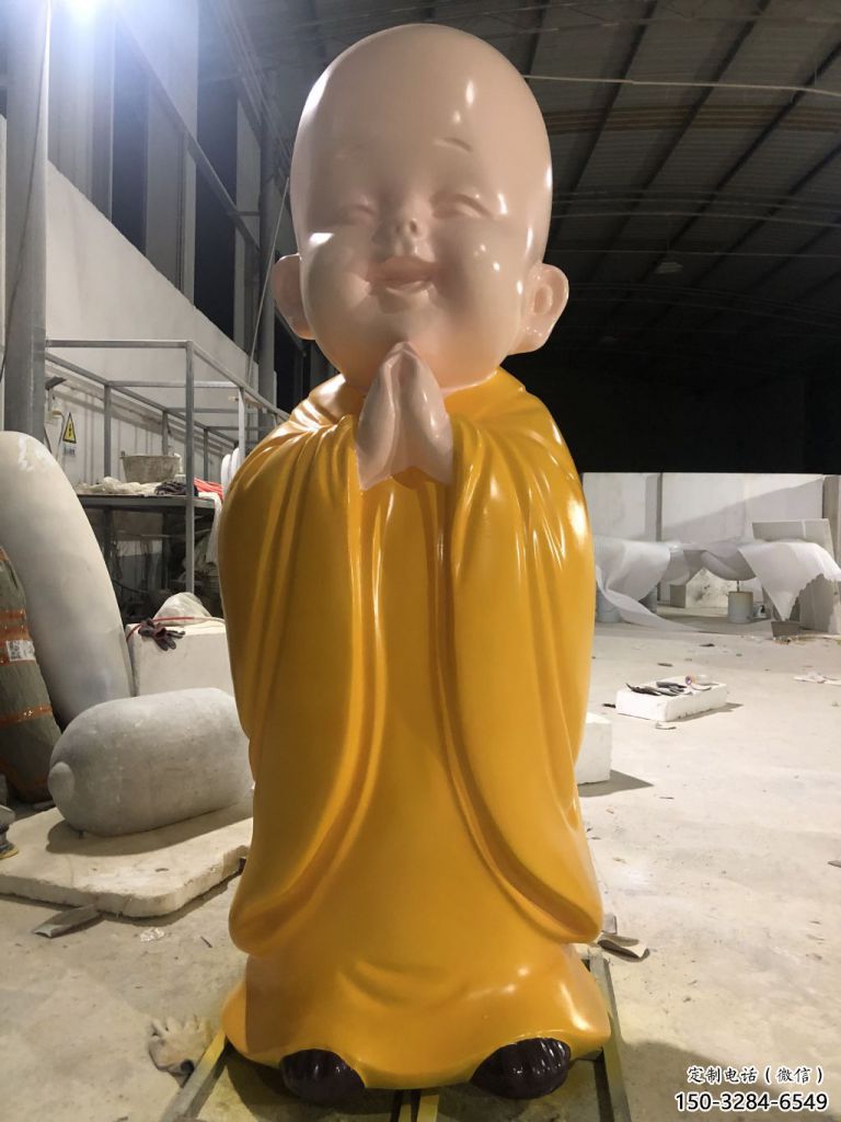 現代小和尚雕塑 大型兒童雕塑 鑄銅肖像雕塑 現代小和尚雕塑 大型兒童雕塑 鑄銅肖像雕塑