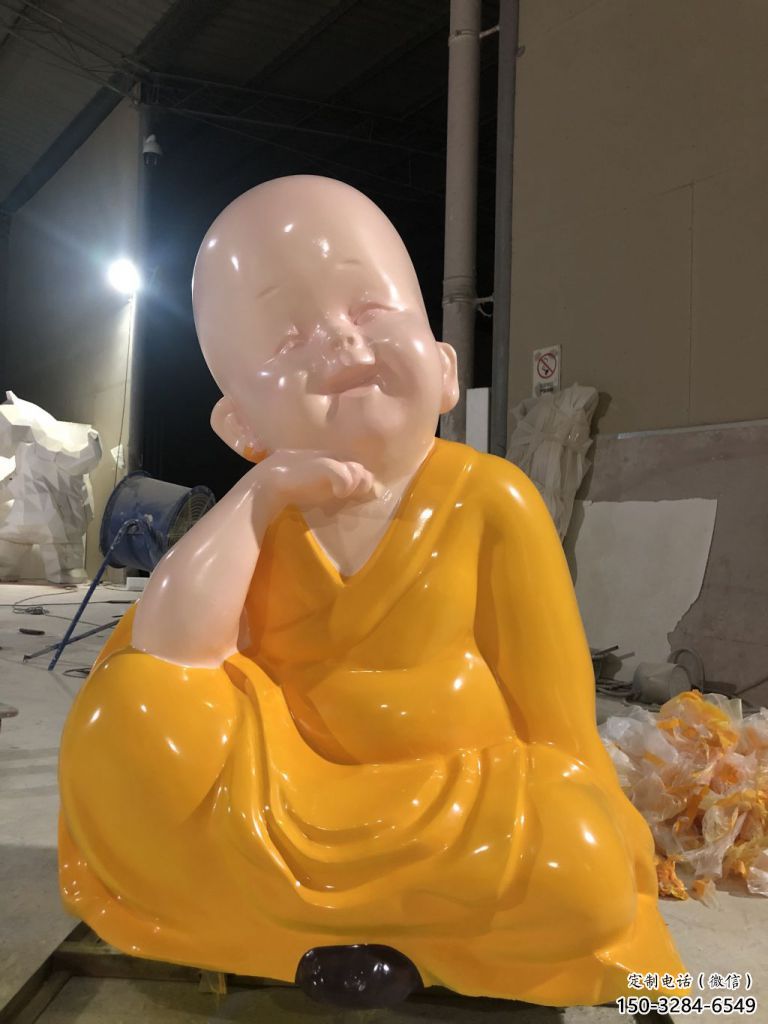 鑄造小和尚雕塑 中式村口兒童雕塑 景觀肖像雕塑 鑄造小和尚雕塑 中式村口兒童雕塑 景觀肖像雕塑