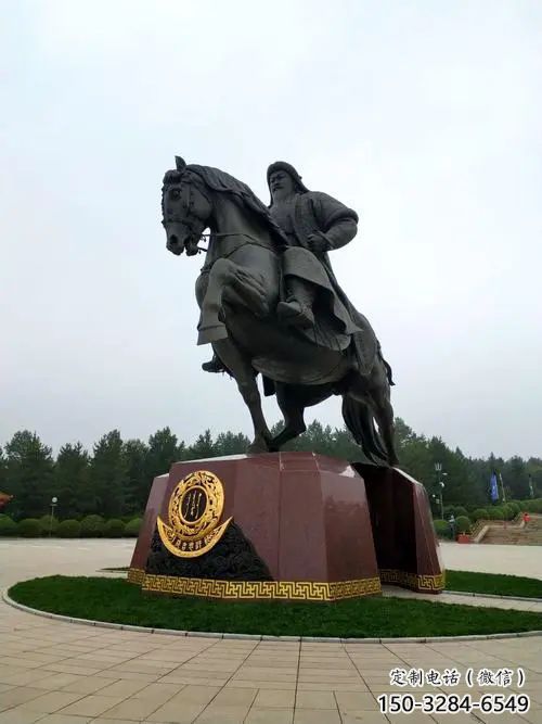 鑄銅皇帝雕塑 黃銅古代雕塑 步行街雕塑 鑄銅皇帝雕塑 黃銅古代雕塑 步行街雕塑