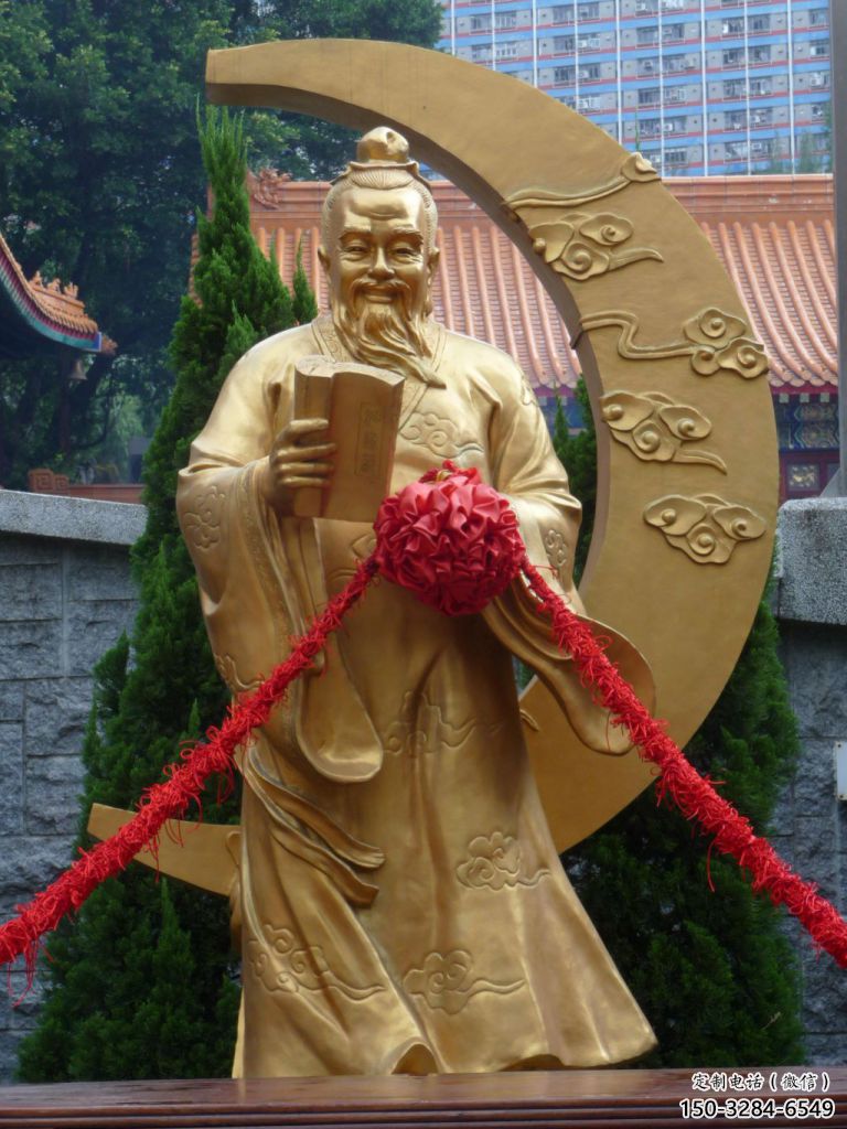 景觀月老雕塑 彩繪古代雕塑 公園神話雕塑 景觀月老雕塑 彩繪古代雕塑 公園神話雕塑