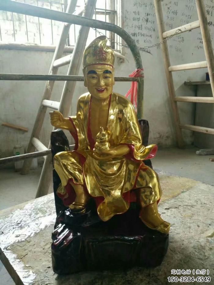 仿真濟(jì)公雕塑 寺廟佛像擺件 神話雕塑 仿真濟(jì)公雕塑 寺廟佛像擺件 神話雕塑