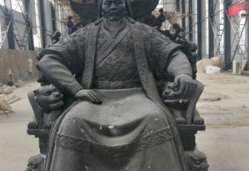 鑄銅皇帝雕塑 異形古代雕塑蔬 農村雕塑