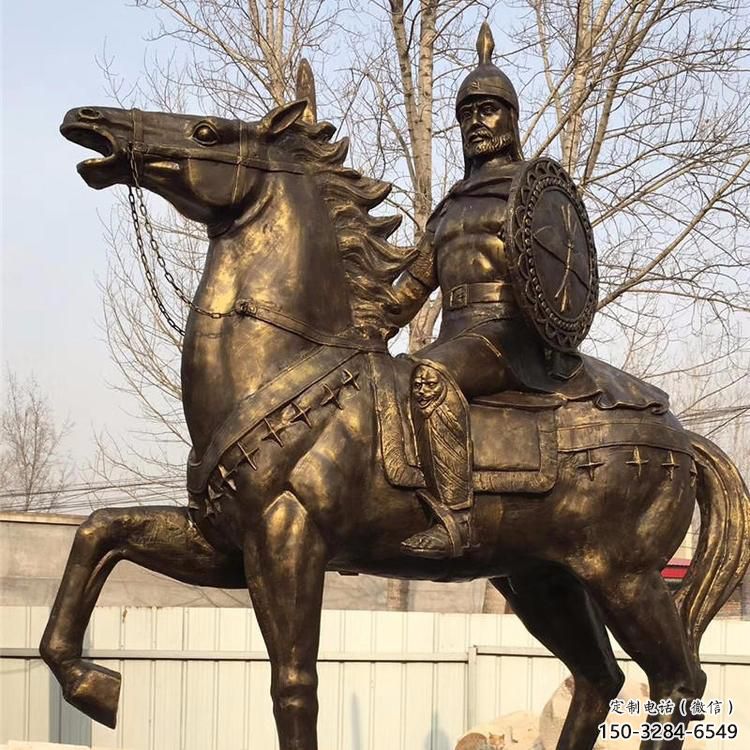 公園騎馬人雕塑 酒店門口雕塑 古羅馬擺件 公園騎馬人雕塑 酒店門口雕塑 古羅馬擺件