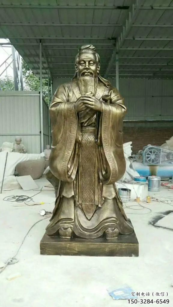 大型孔子雕塑 歐式步行街雕塑 彩繪古代雕塑 大型孔子雕塑 歐式步行街雕塑 彩繪古代雕塑