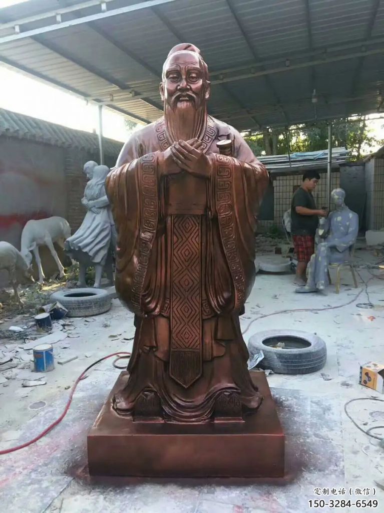 園林孔子雕塑 大型景觀名人雕塑 中式古代雕塑 園林孔子雕塑 大型景觀名人雕塑 中式古代雕塑