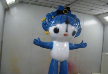 酒店福娃雕塑 景觀美陳體育雕塑 現(xiàn)代奧運(yùn)雕塑