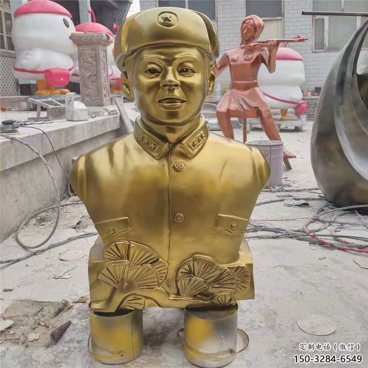 街道雷鋒雕塑 現(xiàn)代景觀人物雕塑 彩繪英雄雕塑 街道雷鋒雕塑 現(xiàn)代景觀人物雕塑 彩繪英雄雕塑