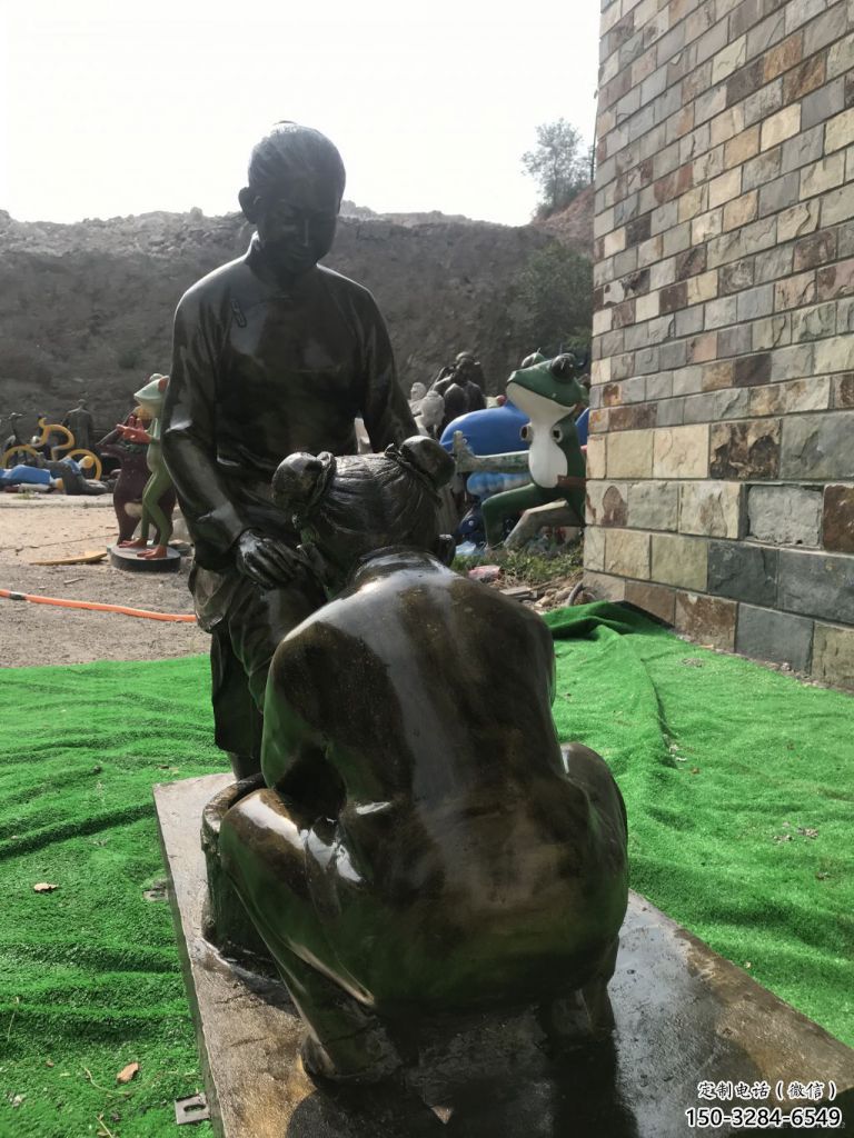 街道孝道雕塑 現(xiàn)代景觀人物雕塑 彩繪文化雕塑 街道孝道雕塑 現(xiàn)代景觀人物雕塑 彩繪文化雕塑