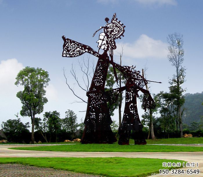 公園皮影雕塑 戶外雕塑 抽象傳統(tǒng)雕塑 公園皮影雕塑 戶外雕塑 抽象傳統(tǒng)雕塑