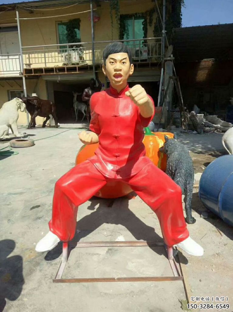 草地武術(shù)雕塑 現(xiàn)代功夫雕塑 大型練拳雕塑 草地武術(shù)雕塑 現(xiàn)代功夫雕塑 大型練拳雕塑