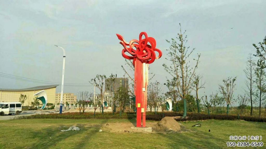景觀中國結雕塑 烤漆大型雕塑 酒店文化雕塑 景觀中國結雕塑 烤漆大型雕塑 酒店文化雕塑