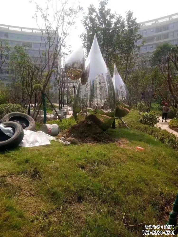 抽象水珠雕塑 鑄造公園雕塑 水景雕塑 抽象水珠雕塑 鑄造公園雕塑 水景雕塑