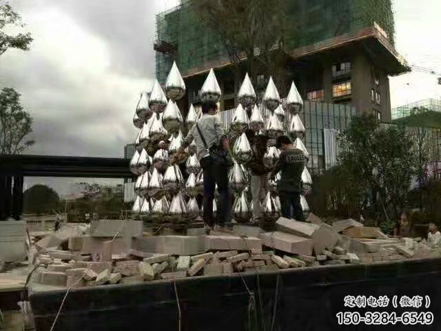 房地產水珠雕塑 剪影淚滴雕塑 鍛造雕塑 房地產水珠雕塑 剪影淚滴雕塑 鍛造雕塑