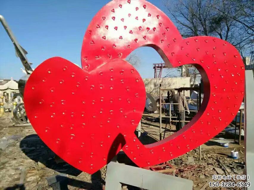 住宅小區心形雕塑 啞光桃心雕塑 公園愛情雕塑 住宅小區心形雕塑 啞光桃心雕塑 公園愛情雕塑