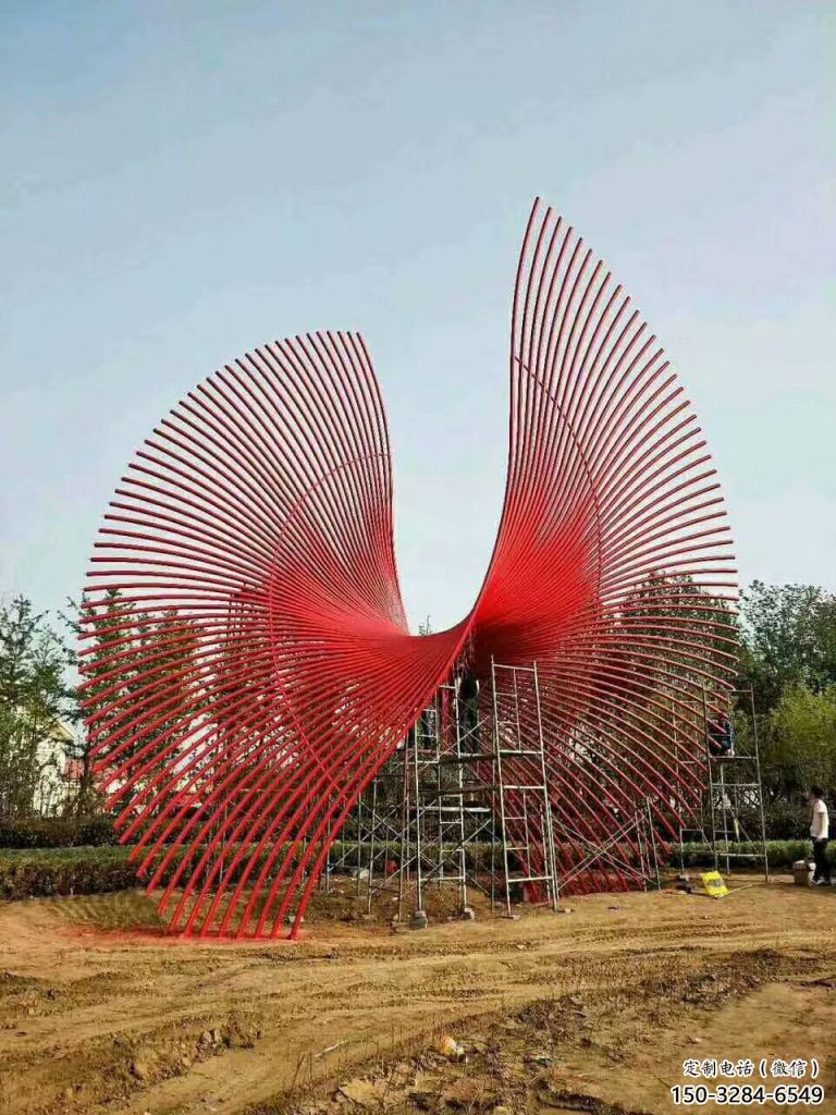 噴漆鳳尾雕塑 中式村口雕塑 草地雕塑 噴漆鳳尾雕塑 中式村口雕塑 草地雕塑