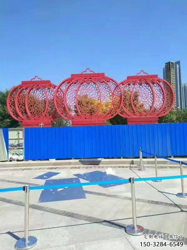 燈籠雕塑 拉絲雕塑 步行街雕塑 燈籠雕塑 拉絲雕塑 步行街雕塑