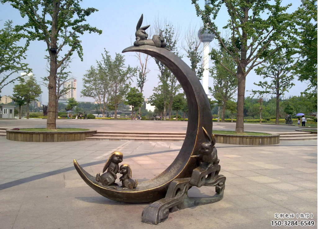 公園月牙雕塑 創(chuàng)意企業(yè)月亮牙雕塑 美陳雕塑 公園月牙雕塑 創(chuàng)意企業(yè)月亮牙雕塑 美陳雕塑