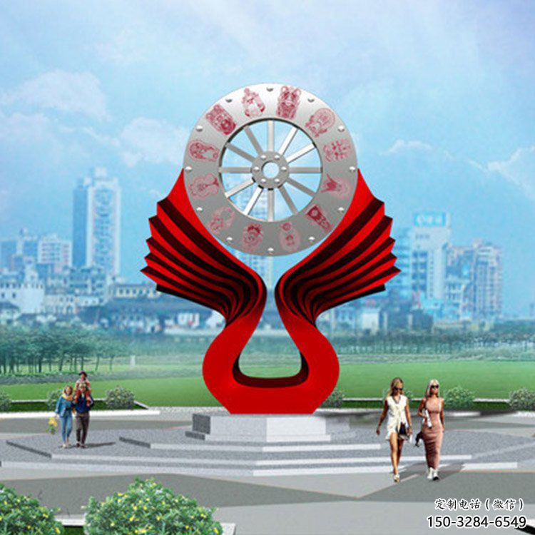 烤漆鐘表雕塑 鋼管時(shí)鐘雕塑 室內(nèi)雕塑 烤漆鐘表雕塑 鋼管時(shí)鐘雕塑 室內(nèi)雕塑