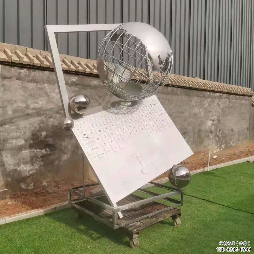 現代電腦雕塑 大型別墅區雕塑 彩繪筆記本雕塑 現代電腦雕塑 大型別墅區雕塑 彩繪筆記本雕塑