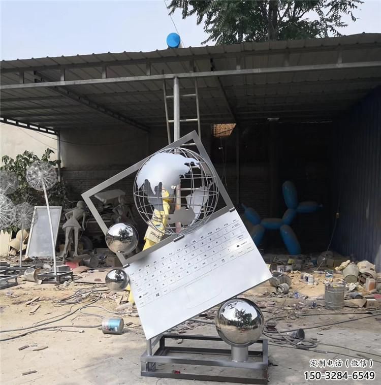 園林電腦雕塑 大型雕塑 中式筆記本雕塑 園林電腦雕塑 大型雕塑 中式筆記本雕塑