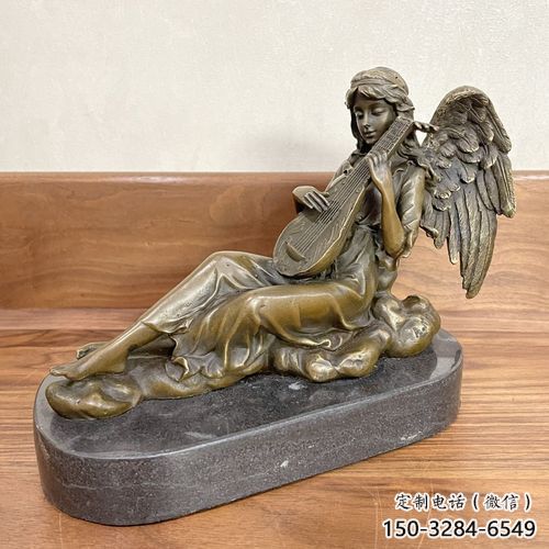步行街琵琶雕塑 游樂(lè)場(chǎng)樂(lè)器雕塑 鑄造音樂(lè)雕塑