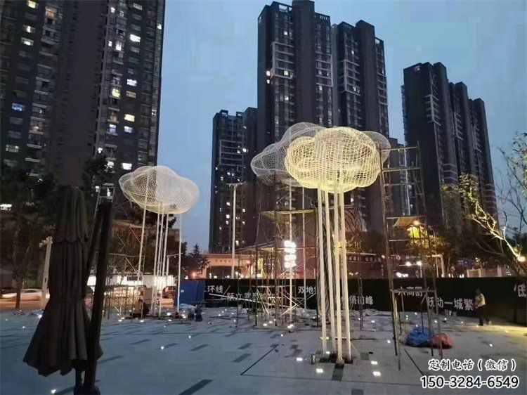 鋼管云梯雕塑 異形噴水梯子雕塑 農(nóng)村云朵雕塑 鋼管云梯雕塑 異形噴水梯子雕塑 農(nóng)村云朵雕塑