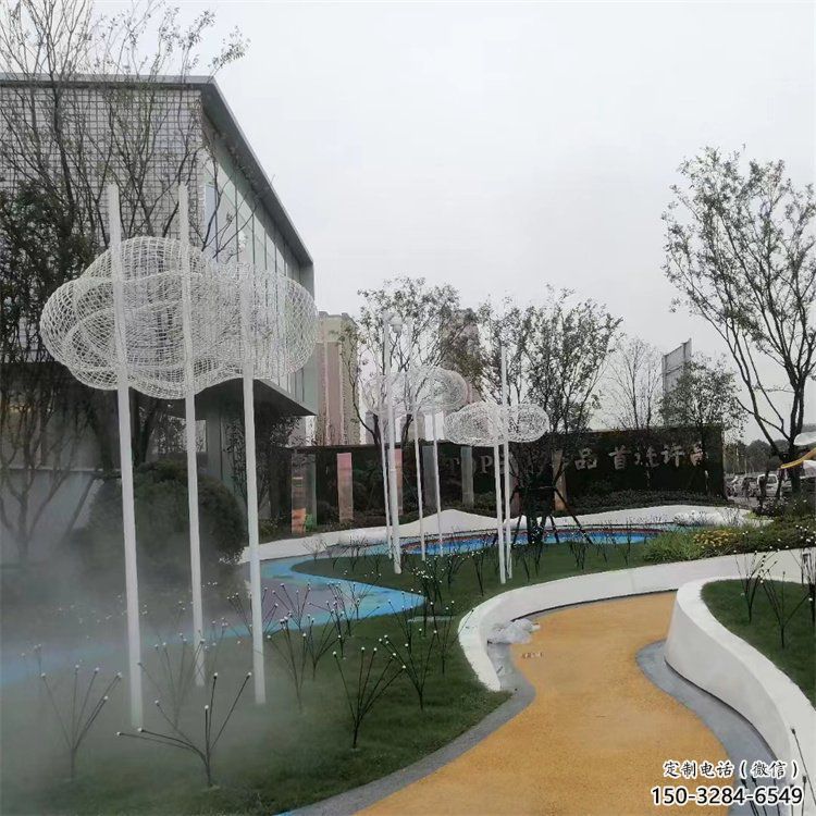 景觀云梯雕塑 彩繪剪紙梯子雕塑 校園云朵雕塑 景觀云梯雕塑 彩繪剪紙梯子雕塑 校園云朵雕塑