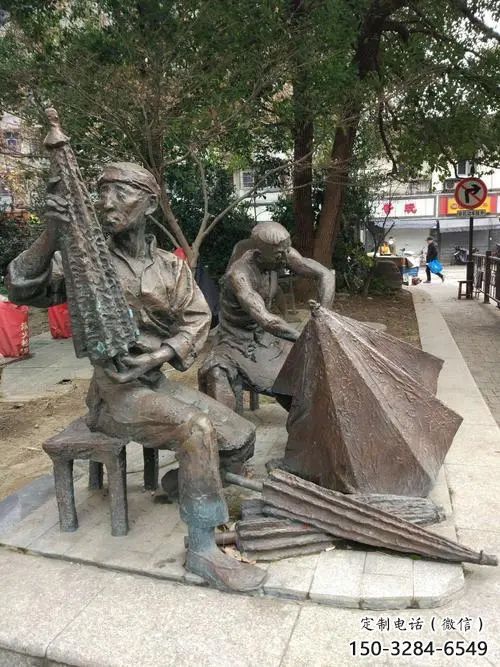 大型雨傘雕塑 歐式步行街民俗雕塑 彩繪撐傘雕塑 大型雨傘雕塑 歐式步行街民俗雕塑 彩繪撐傘雕塑