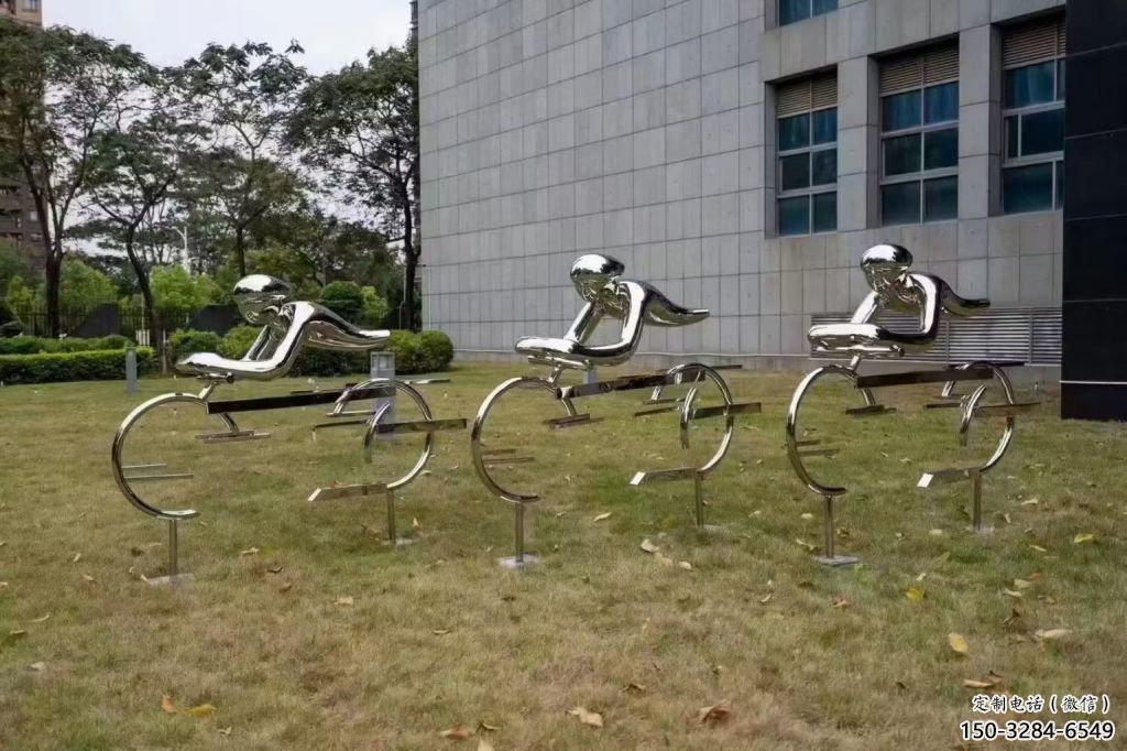 鏤空賽車雕塑 噴水園林賽車人雕塑 住宅小區體育雕塑 鏤空賽車雕塑 噴水園林賽車人雕塑 住宅小區體育雕塑