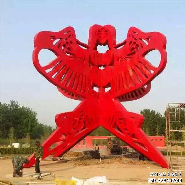 大門口風箏雕塑 發光公園景觀雕塑 仿真雕塑 大門口風箏雕塑 發光公園景觀雕塑 仿真雕塑