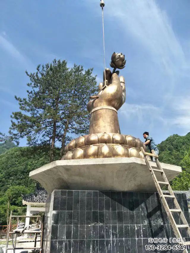 公園佛手雕塑 鏡面公園觀音手雕塑 景觀雕塑 公園佛手雕塑 鏡面公園觀音手雕塑 景觀雕塑