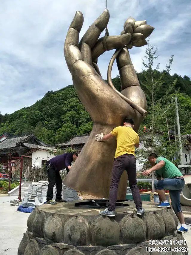 異形佛手雕塑 現代校園雕塑 校園觀音手雕塑 異形佛手雕塑 現代校園雕塑 校園觀音手雕塑