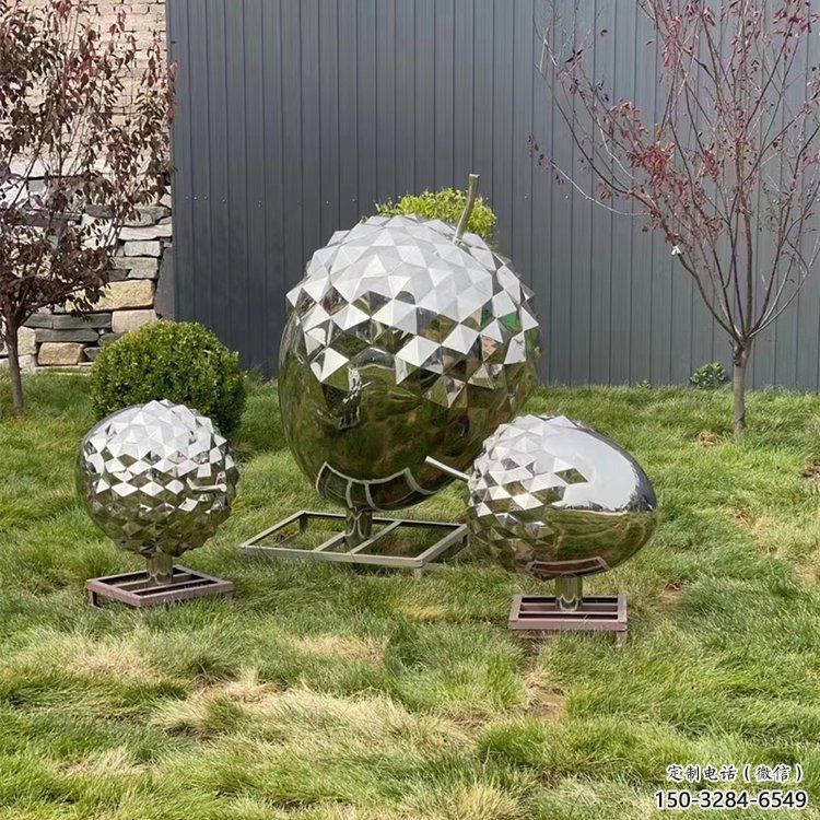 彩繪松塔雕塑 電鍍現(xiàn)代松果造型 公園雕塑 彩繪松塔雕塑 電鍍現(xiàn)代松果造型 公園雕塑